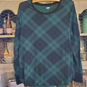 Old  Navy thermal plaid extra large